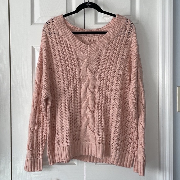 SHEIN Sweaters - Oversized Pink Sweater